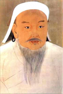 Retrato de Genghis Khan. Fuente: Wikipedia. Retrato de Genghis Khan. Fuente: Wikipedia.