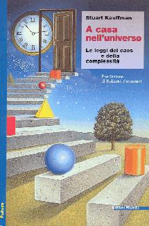 Portada de la edición italiana de “At Home in the Universe Portada de la edición italiana de “At Home in the Universe