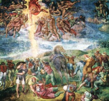 La conversión de San Pablo (1542), obra de Miguel Ángel. Fuente: Wikipedia.