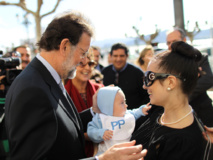 Mariano Rajoy en campaña en Santander en 2011. Fotografia: Diego Crespo.