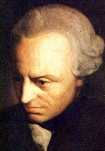 Immanuel Kant, filósofo alemán. Fuente: Wikipedia.
