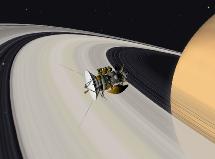 El viaje de Cassini hacia Saturno. Foto: NASA
