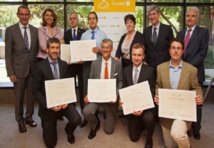 Entrega de los premios Hispasat. Fuente: Hispasat. Entrega de los premios Hispasat. Fuente: Hispasat.