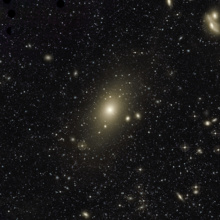 El halo de la galaxia Messier 87. Fuente: ESO. El halo de la galaxia Messier 87. Fuente: ESO.