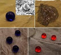 Efecto que el material tiene sobre el aceite. Foto: Anish Tuteja/Wonjae Choi. MIT Efecto que el material tiene sobre el aceite. Foto: Anish Tuteja/Wonjae Choi. MIT