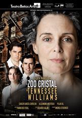 Cartel de la obra "El zoo de cristal". Fuente: Teatro Bellas Artes de Madrid.