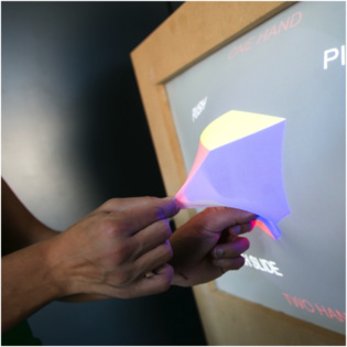 Pantalla manipulable desarrollada en el marco del proyecto GHOST. Pantalla manipulable desarrollada en el marco del proyecto GHOST.