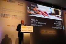 Francisco Marín, director general del CDTI, en la jornada celebrada en Barcelona. Fuente: CDTI. Francisco Marín, director general del CDTI, en la jornada celebrada en Barcelona. Fuente: CDTI.