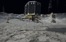 Módulo de aterrizaje Philae de la misión Rosetta. Imagen: ESA. Fuente: CAB.