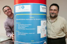 Pere Baleta y Josep Lluís Larriba, dos de los fundadores de Sparsity. Fuente: UPC. Pere Baleta y Josep Lluís Larriba, dos de los fundadores de Sparsity. Fuente: UPC.