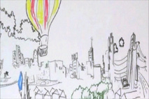 La tecnología permite dibujar en el espacio. Fuente: Mental Canvas La tecnología permite dibujar en el espacio. Fuente: Mental Canvas