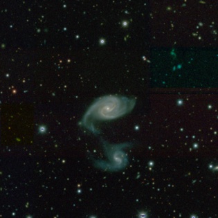 Imagen de DeCAM, la Cámara de Energía Oscura, obtenida con el Telescopio Blanco. Fuente: Sondeo Celeste de Energía Oscura.