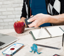 La operación completa no toma más de diez segundos. Fuente: Consumer Physics La operación completa no toma más de diez segundos. Fuente: Consumer Physics