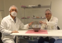 Cápsula que contiene el prototipo. Fuente: UMH. Cápsula que contiene el prototipo. Fuente: UMH.