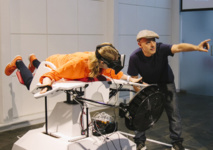 El simulador se asemeja a una mesa de exploración futurista. Fuente: Somniacs El simulador se asemeja a una mesa de exploración futurista. Fuente: Somniacs