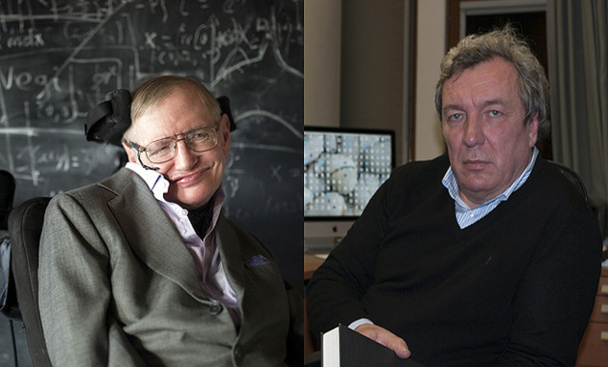 Los físicos Hawking y Mukhanov han ganado el Premio Fronteras del Conocimiento. Imagen: Fundación BBVA. Fuente: SINC. Los físicos Hawking y Mukhanov han ganado el Premio Fronteras del Conocimiento. Imagen: Fundación BBVA. Fuente: SINC.