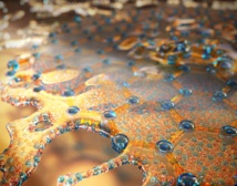 Electrones en el grafeno. Imagen: Peter Allen. Fuente: Harvard. Electrones en el grafeno. Imagen: Peter Allen. Fuente: Harvard.