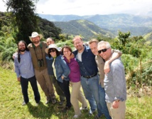 Equipo de investigación en los bosques de Ecuador. Fuente: Julián Larrea