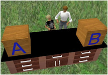 Prueba con Edd Hifeng en Second Life. Fuente: Rensselaer Polytechnic Institute. Prueba con Edd Hifeng en Second Life. Fuente: Rensselaer Polytechnic Institute.