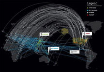 Mapa de Internet. Akamai (pinchar para ampliar) Mapa de Internet. Akamai (pinchar para ampliar)
