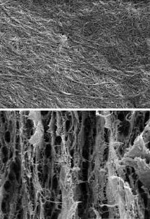 Papel hecho con microfibras de celulosa Papel hecho con microfibras de celulosa