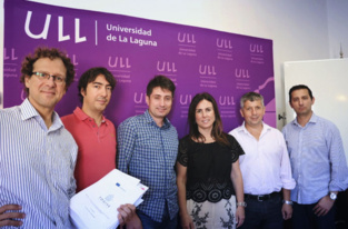 Representantes de Togive. Fuente: ULL. Representantes de Togive. Fuente: ULL.