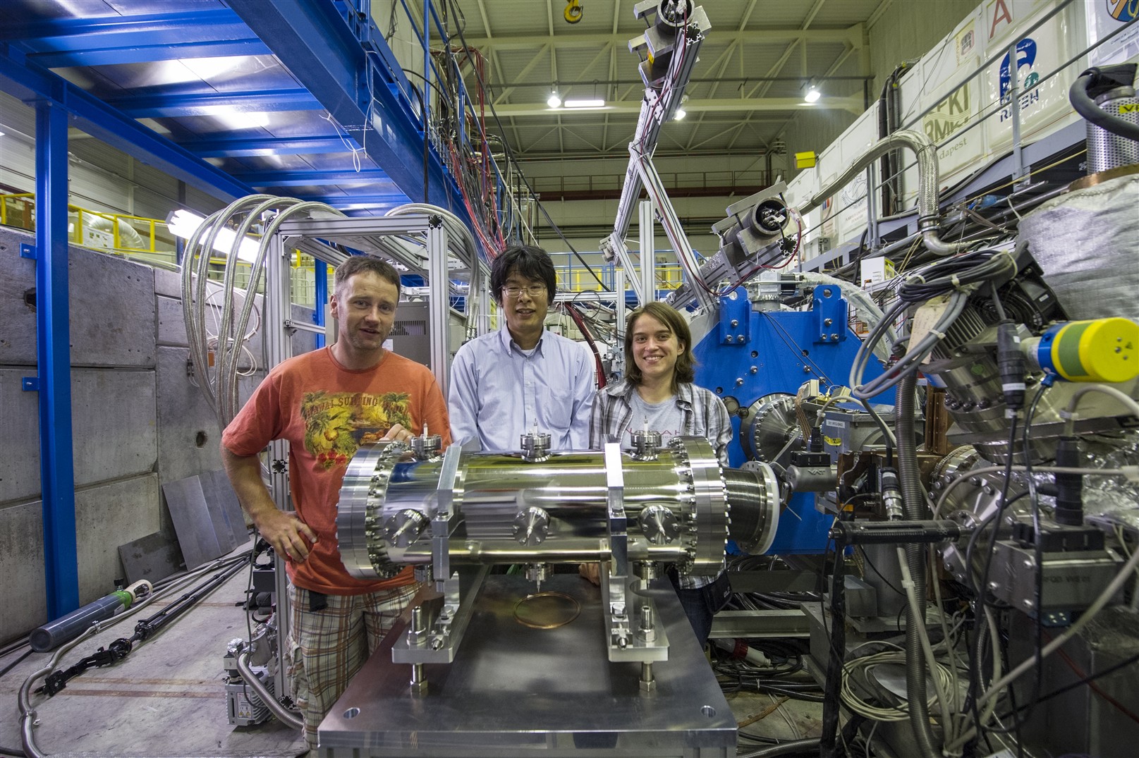 Los investigadores. Foto: CERN.