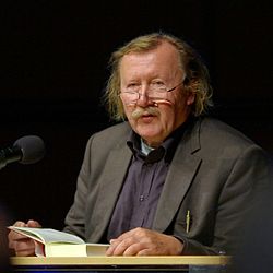 Peter Sloterdijk en Karlsruhe (julio de 2009). Imagen: Rainer Lück http://1RL.de - Trabajo propio, CC BY-SA 3.0. Fuente: Wikipedia.