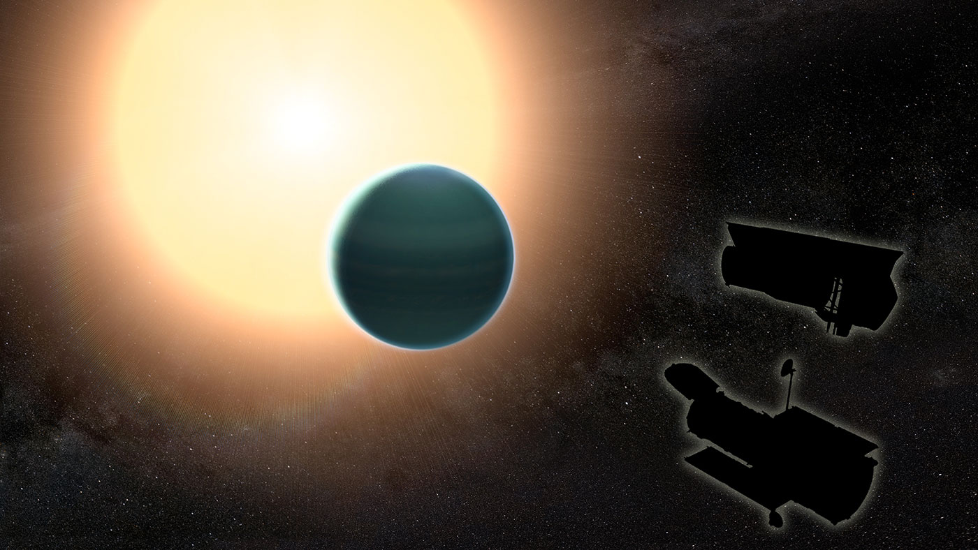 Ilustración del nuevo exoplaneta. NASA/GSFC