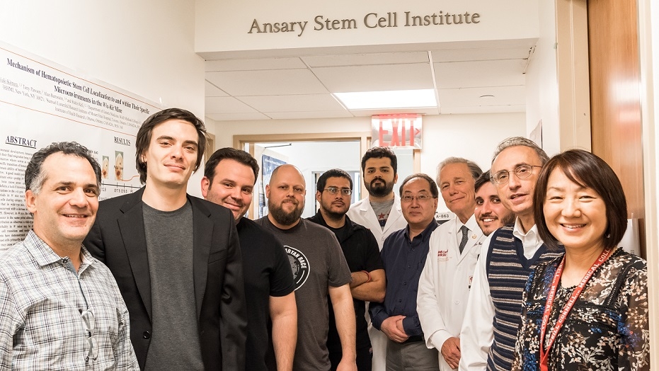 El equipo científico del Weill Cornell Medicine.  Photo credit: Michael Gutkin.