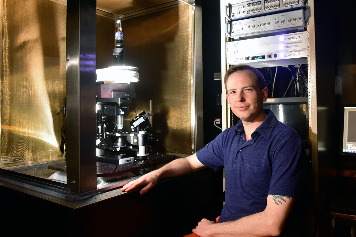 Blake Richards, en su laboratorio. University of Toronto.