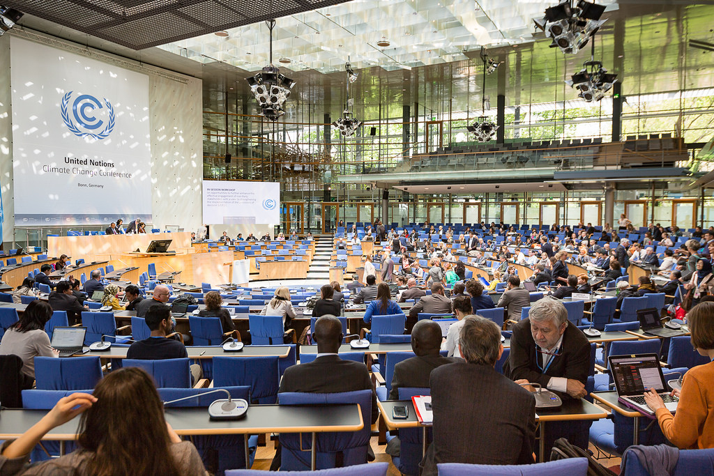 Momento de la Conferencia de Bonn. Foto: UNclimatechange