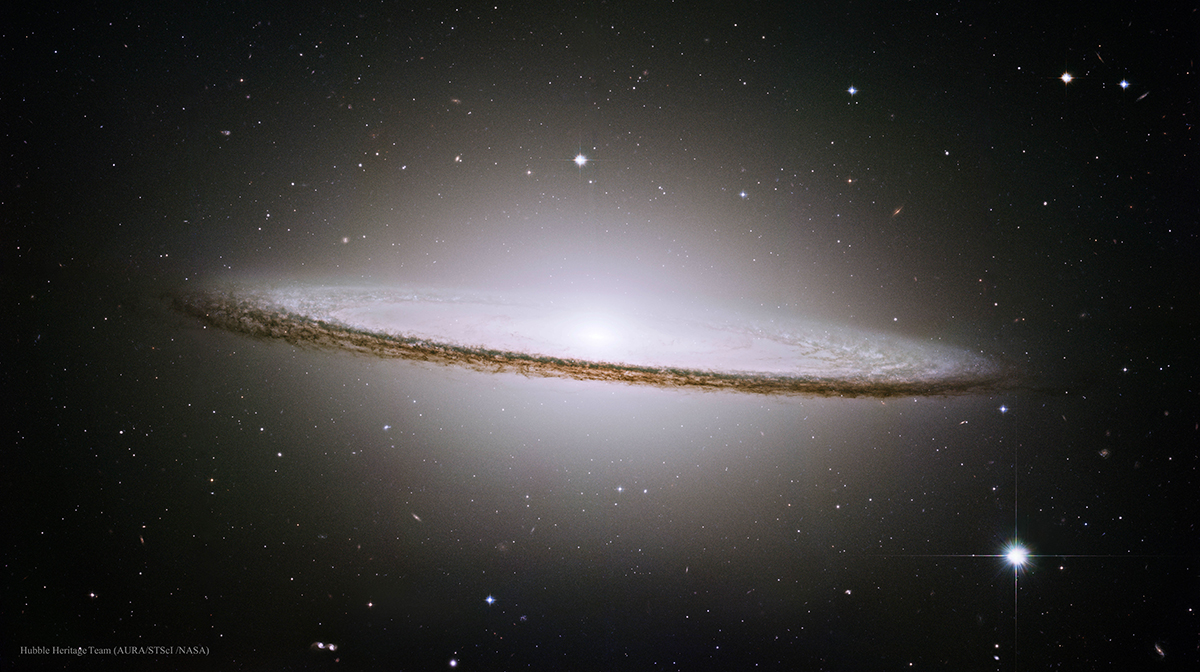 La galaxia del Sombrero desde el Hubble. Hubble Heritage Team(AURA/STScI/NASA)