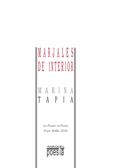 Sobre el arte de vivir: “Marjales de interior”, de María Tapia 