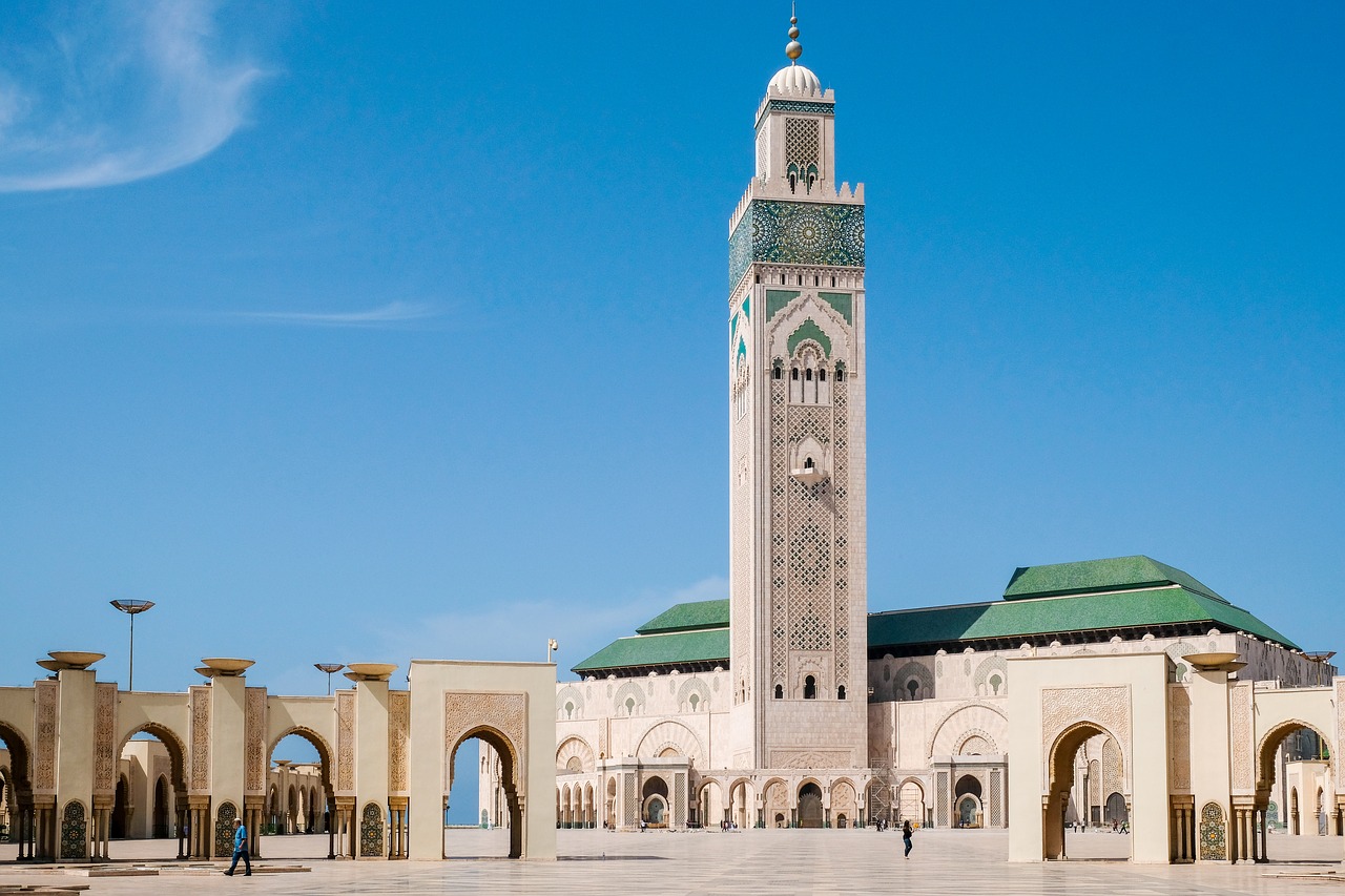 Mesquita de Casablanca, Marruecos. Foto:Hans-Juergen Weinhardt,