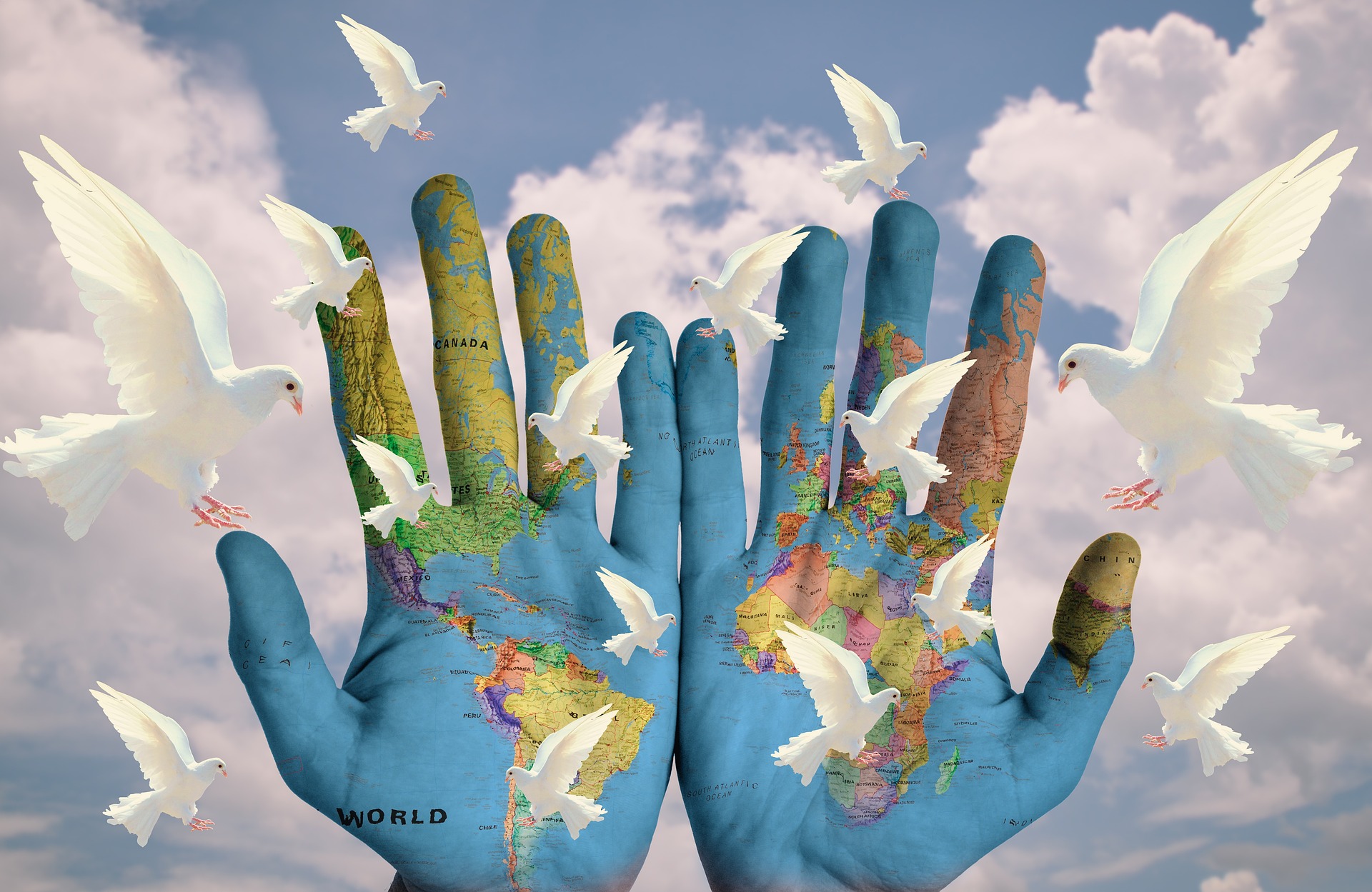 Metáfora de un mundo en armonía. Imagen de S. Hermann & F. Richter en Pixabay
