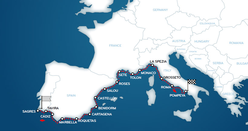 ​Record de moto acuática que limpia de plásticos mares y playas
