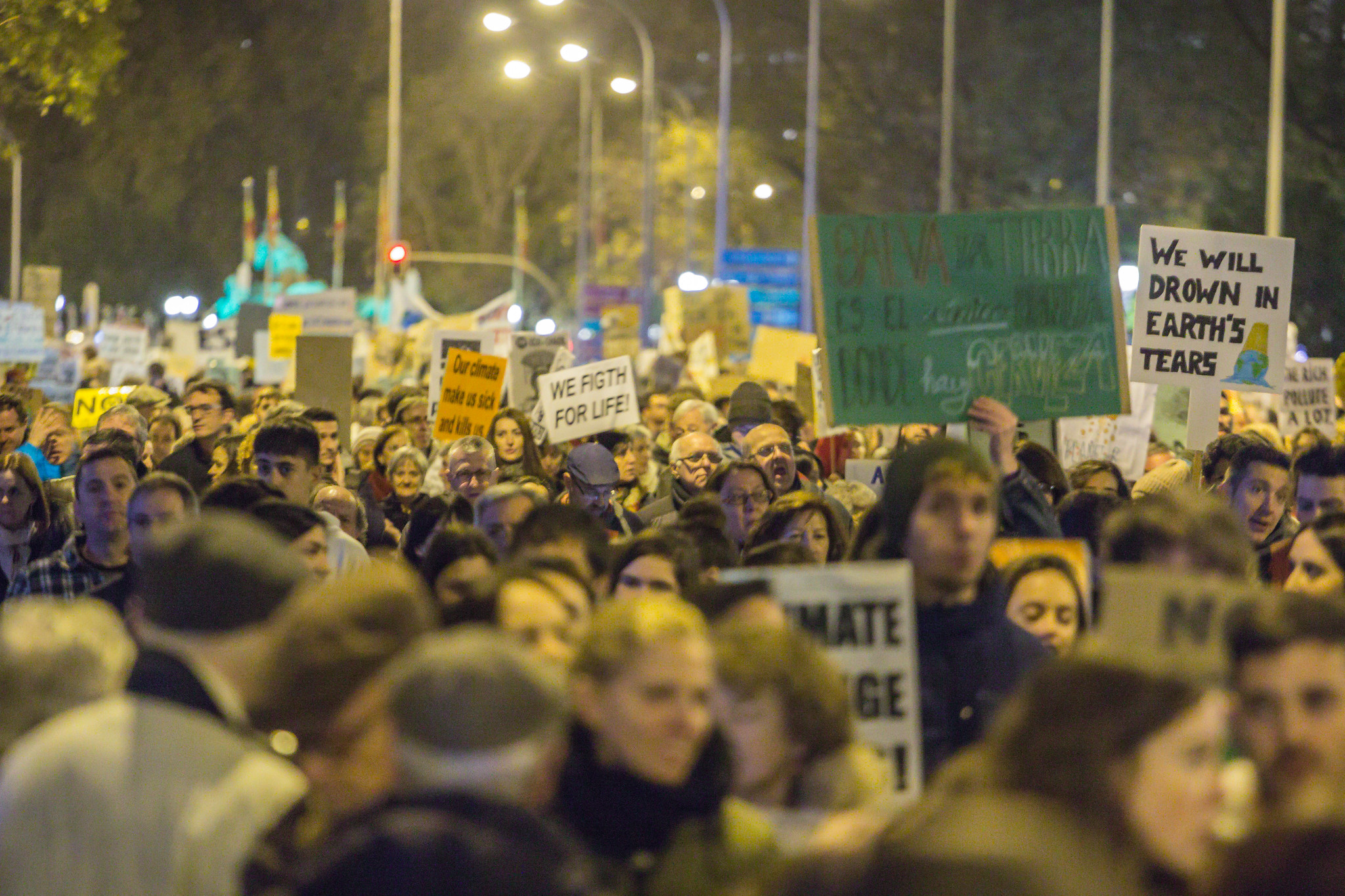 Manifestación en Madrid el 6 de diciembre. Foto: Víctor Barro.