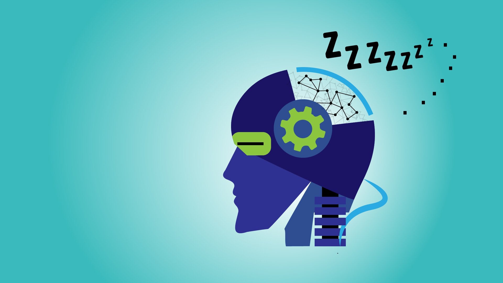 El sueño puede ser tan vital para las máquinas inteligentes del futuro como lo es para nosotros. CRÉDITO: Laboratorio Nacional de Los Álamos.