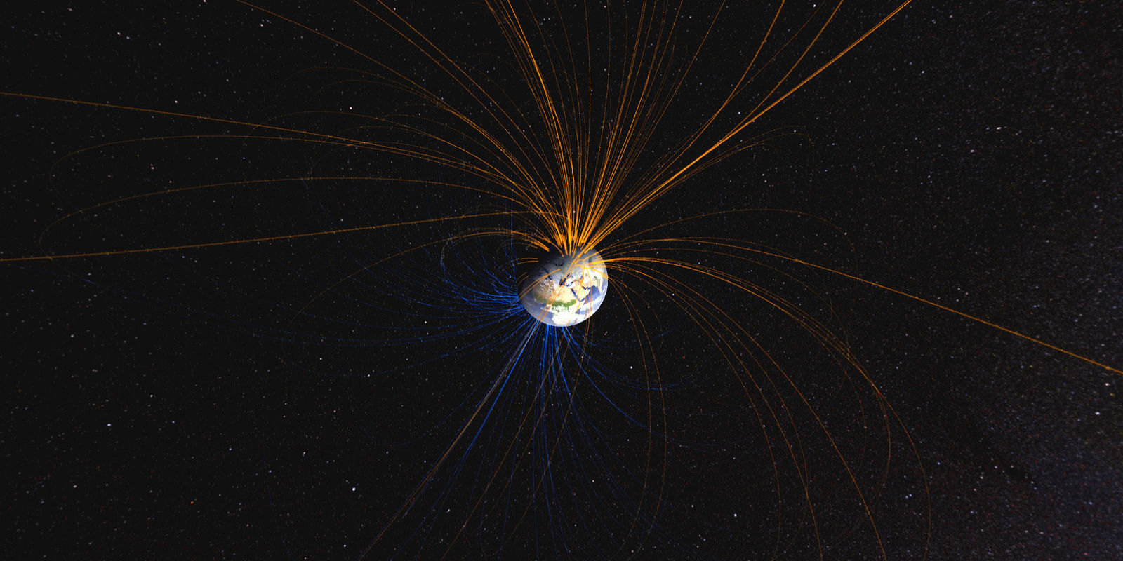 El campo magnético terrestre. NASA.