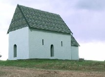 Reconstrucción virtual de la iglesia noruega de Margaretakirken, destruida hace siglos y de la que actualmente sólo quedan las ruinas