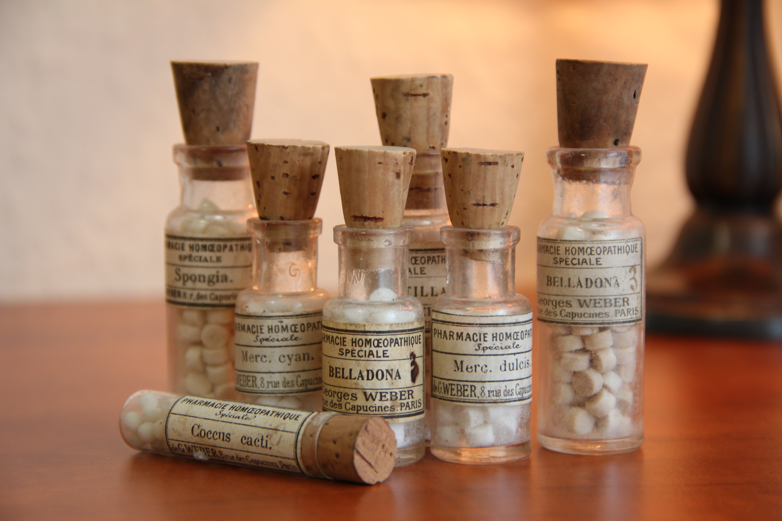 Diferentes remedios homeopáticos. Fuente: http://www.avicenna-med.hu/