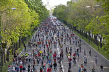 Masa Critica en Madrid. Fuente: http://www.flickr.com.