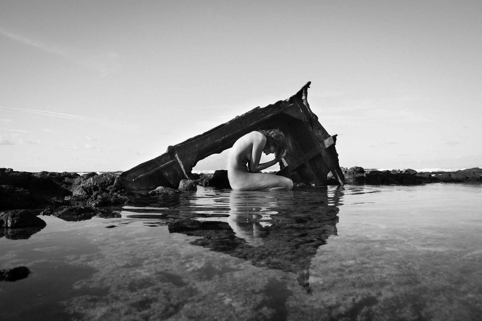 Fotografía de ziREjA que refleja el efecto de los residuos en las costas canarias, premiada en la última edición de la "Waste smART Competition" de la Agencia Europea del Medio Ambiente.
