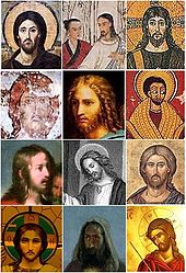 Diversas representaciones de Jesús. Fuente: Wikipedia.