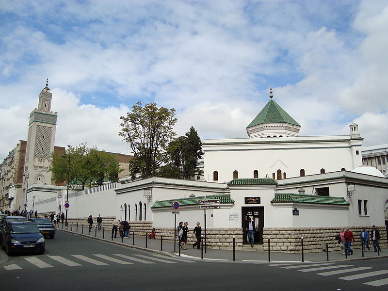 Gran mezquita de París. Imagen: LPLT. Fuente: Wikipedia.