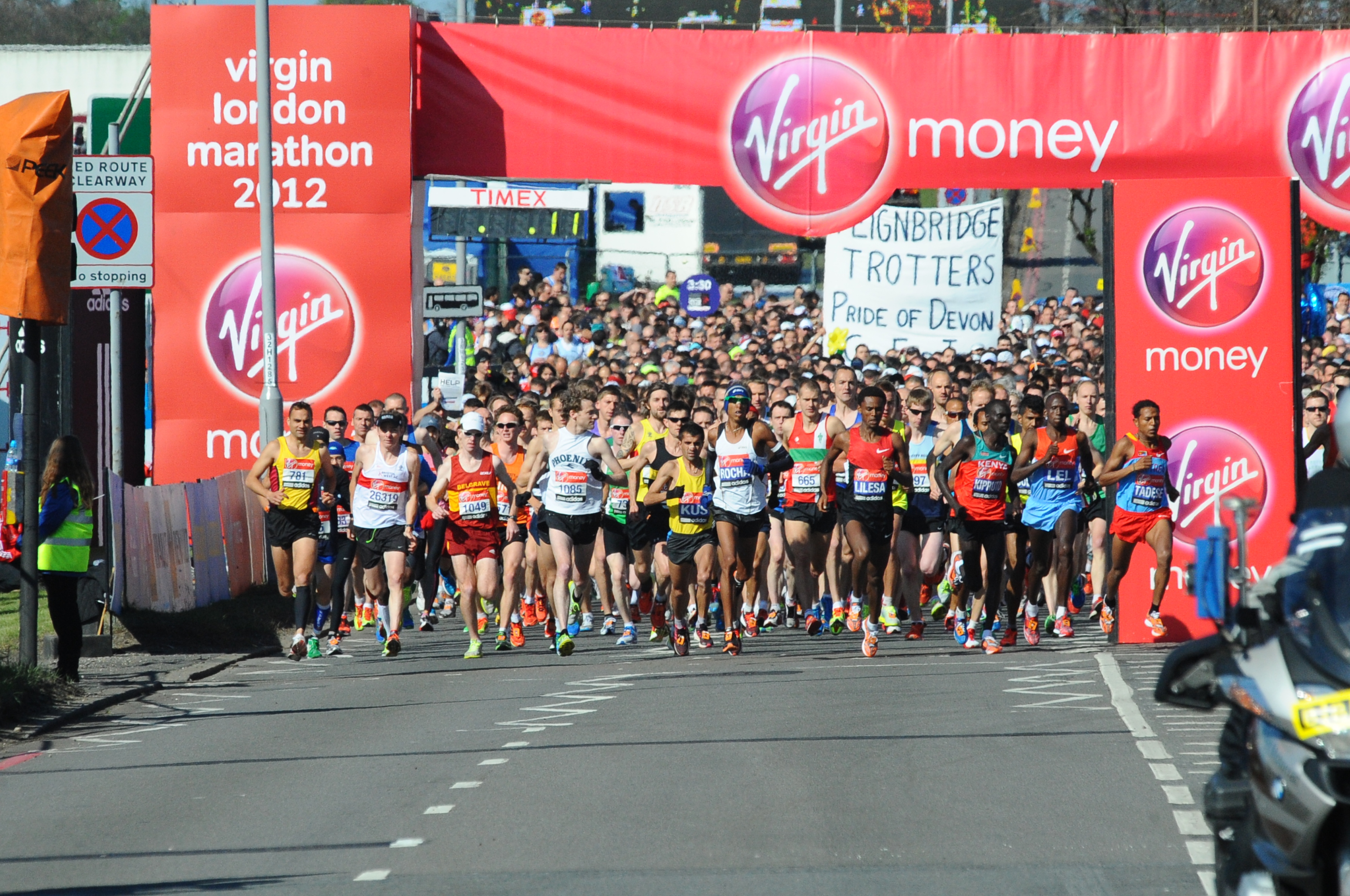 Maratón de Londres de 2012. Imagen: Kyle Taylor. Fuente: Flickr.