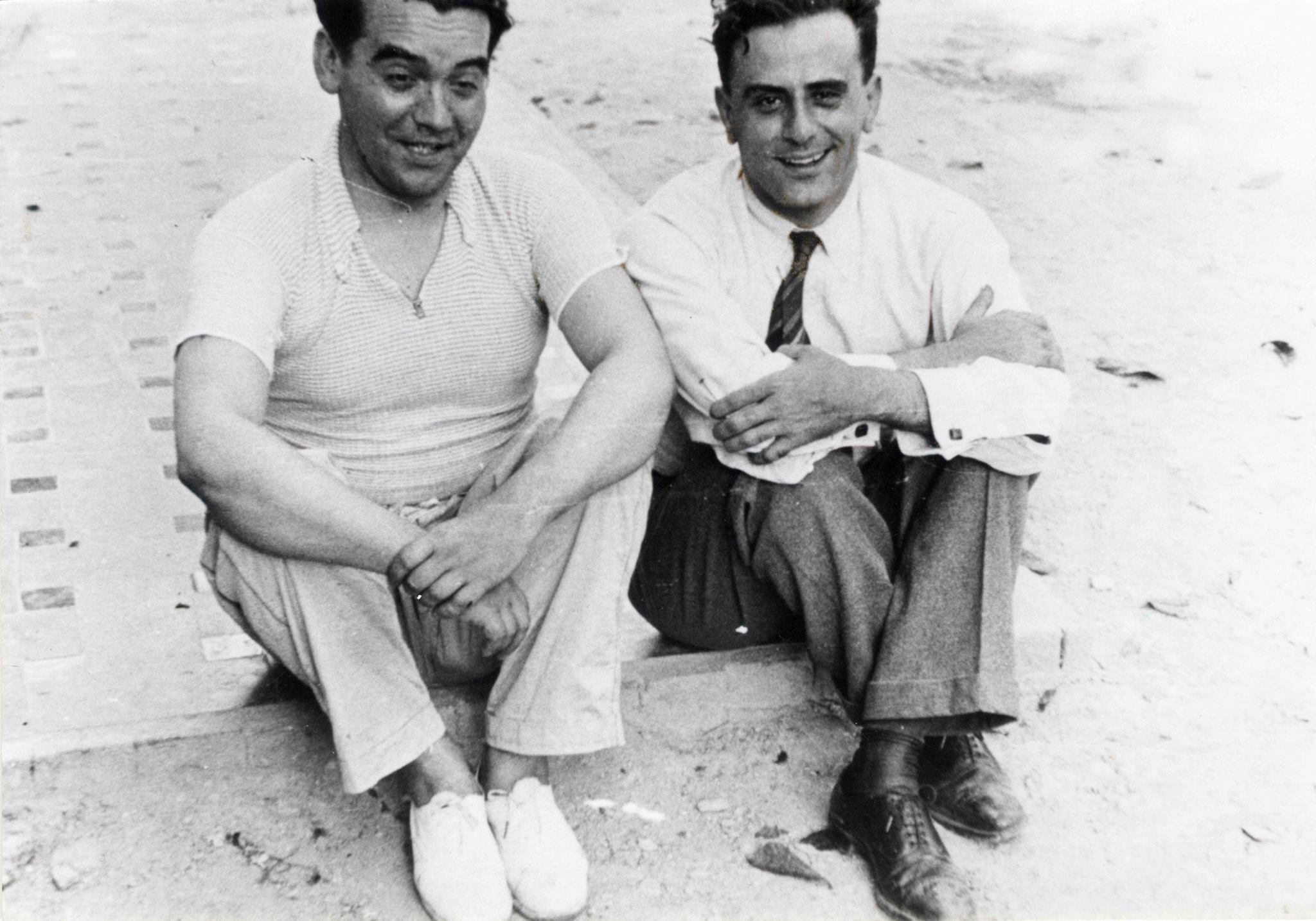 Federico García Lorca y Miguel Pizarro en 1934. Imagen: Francisco García Lorca. Fuente: Archivo Fundación Federico García Lorca.