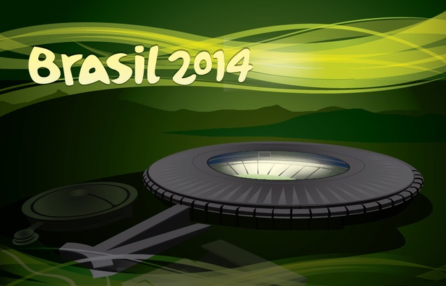 El mundial de Brasil tiene lugar desde el 12 de junio al 13 de julio de 2014. Fuente: Wikimedia.org.