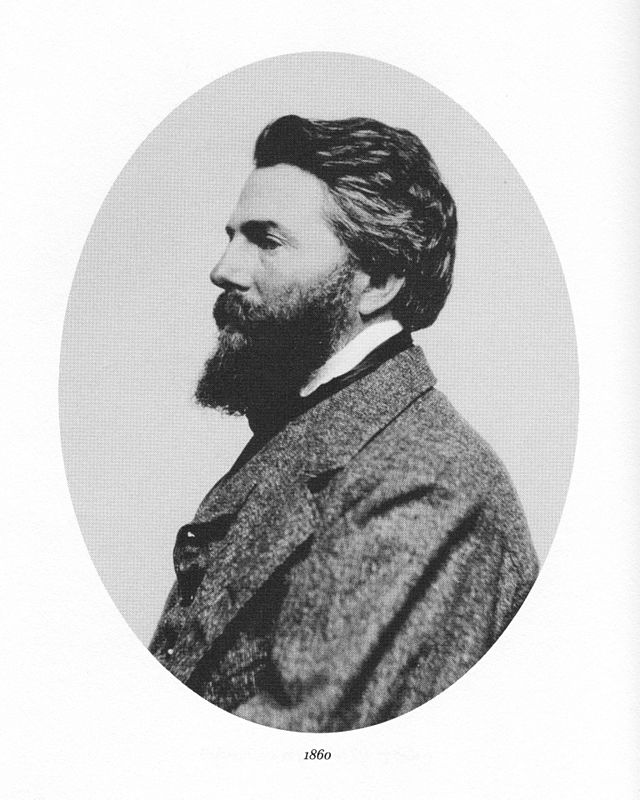 Retrato de Herman Melville hacia 1860. Fuente: Wikipedia.